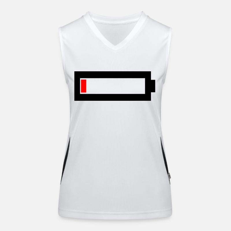 Akku leer Funktionelles Kontrast-Tank Top für Frauen