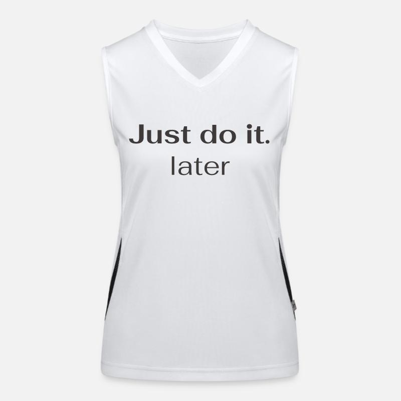 plus tard Débardeur respirant contrasté Femme