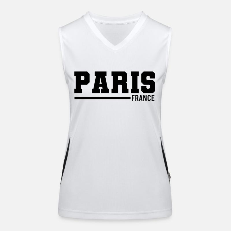 Paris | Frankreich Funktionelles Kontrast-Tank Top für Frauen