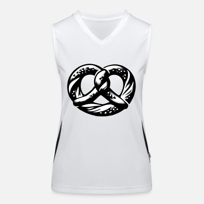 BREZEL Bakery Pretzel Women's Functional Contrast Tank Top