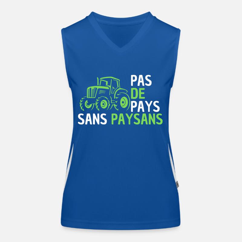 Traktor, Bauer, Bauer, ich bin Bauer Funktionelles Kontrast-Tank Top für Frauen