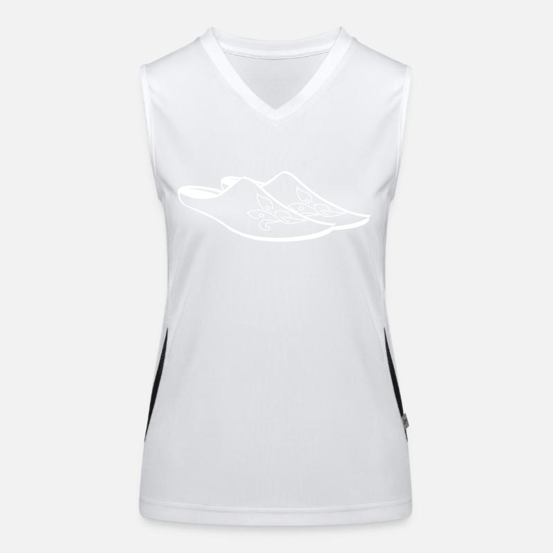 Hausschuhe Humor Funktionelles Kontrast-Tank Top für Frauen