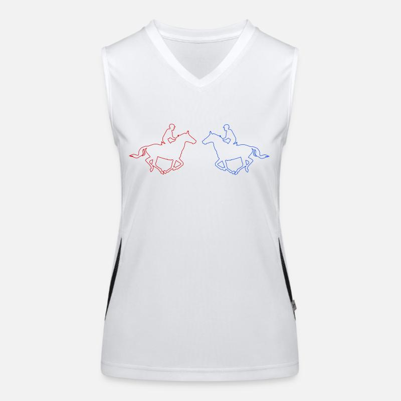 reiter 2 Funktionelles Kontrast-Tank Top für Frauen