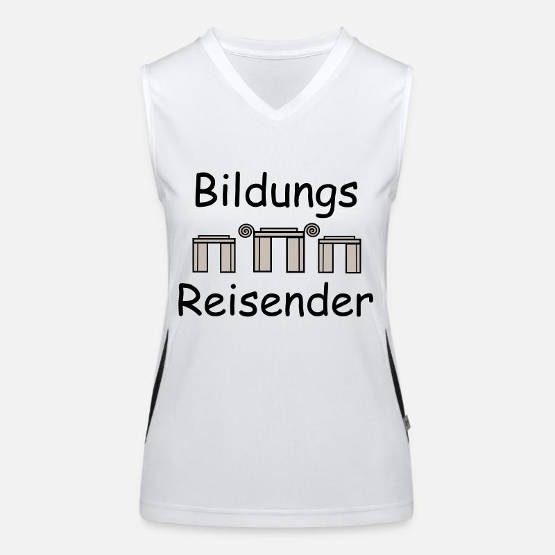 Voyageur éducatif Débardeur respirant contrasté Femme