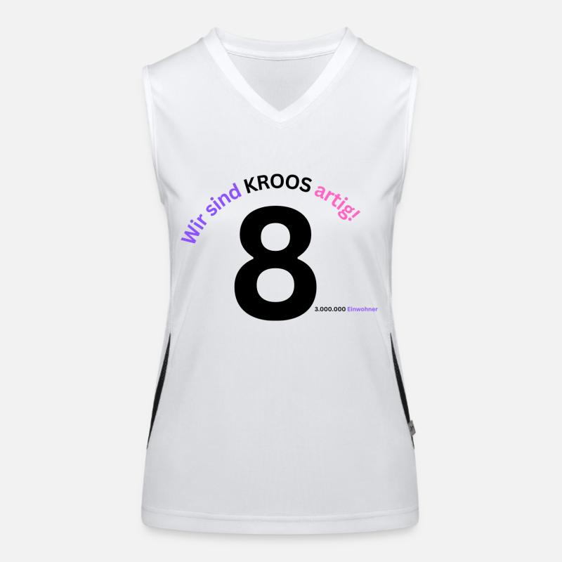 Wir sind KROOSARTIG Funktionelles Kontrast-Tank Top für Frauen