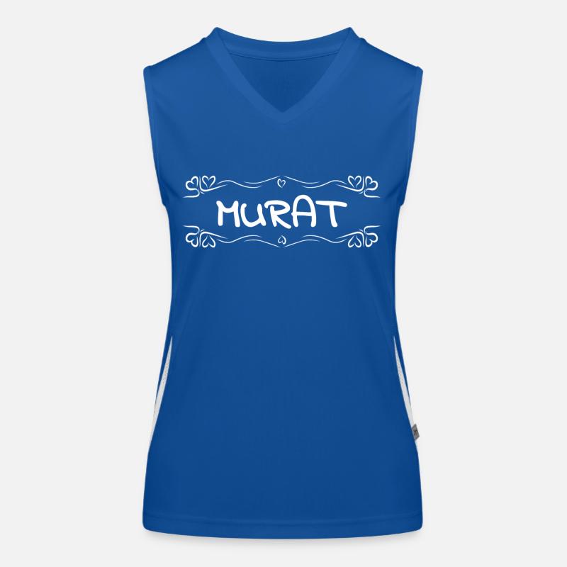 Murat als Name Funktionelles Kontrast-Tank Top für Frauen
