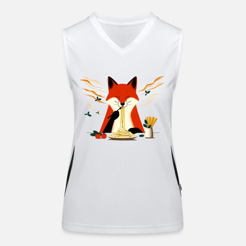 Pasta Fuchs Funktionelles Kontrast-Tank Top für Frauen