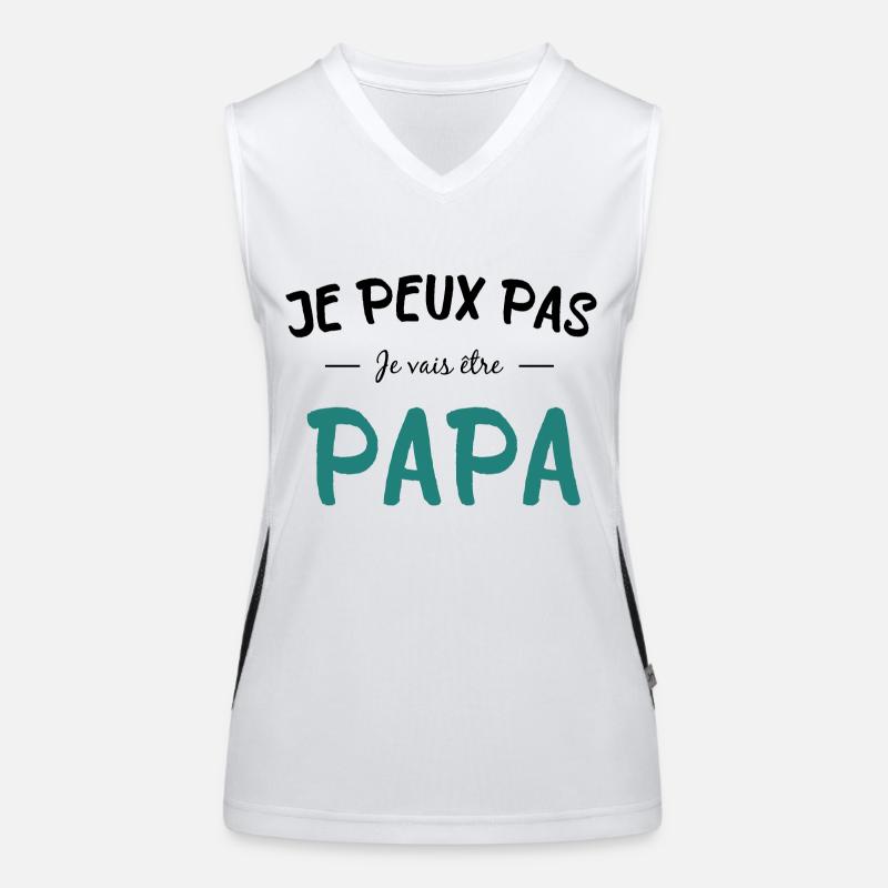 I'm going to be a dad Women's Functional Contrast Tank Top