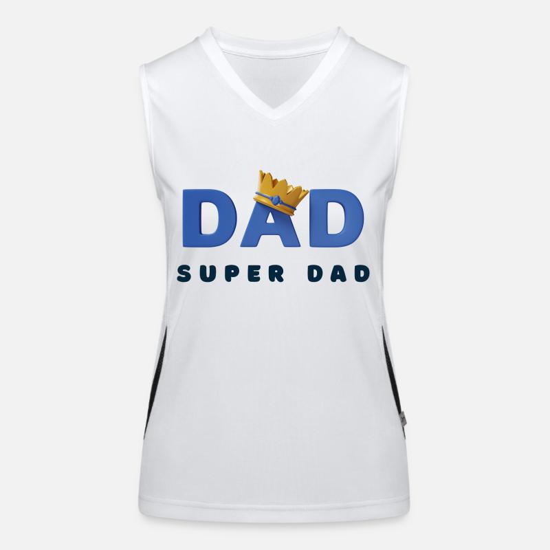 super papa Débardeur respirant contrasté Femme