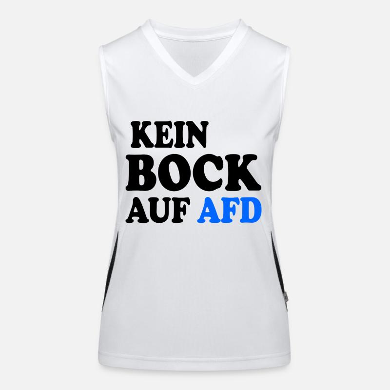 No desire for AfD Women's Functional Contrast Tank Top