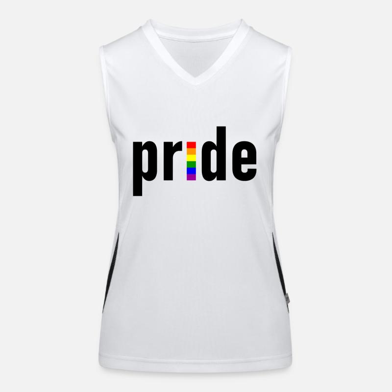 gay pride - schwul - lesbisch - CSD - LGBTQ+ Funktionelles Kontrast-Tank Top für Frauen