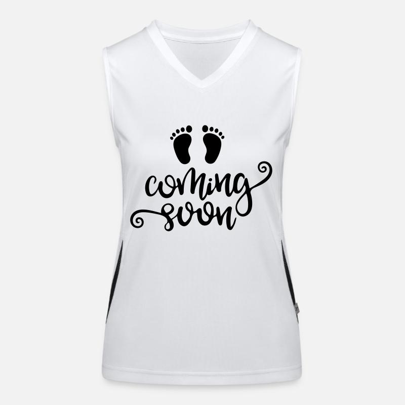 kommt bald Funktionelles Kontrast-Tank Top für Frauen