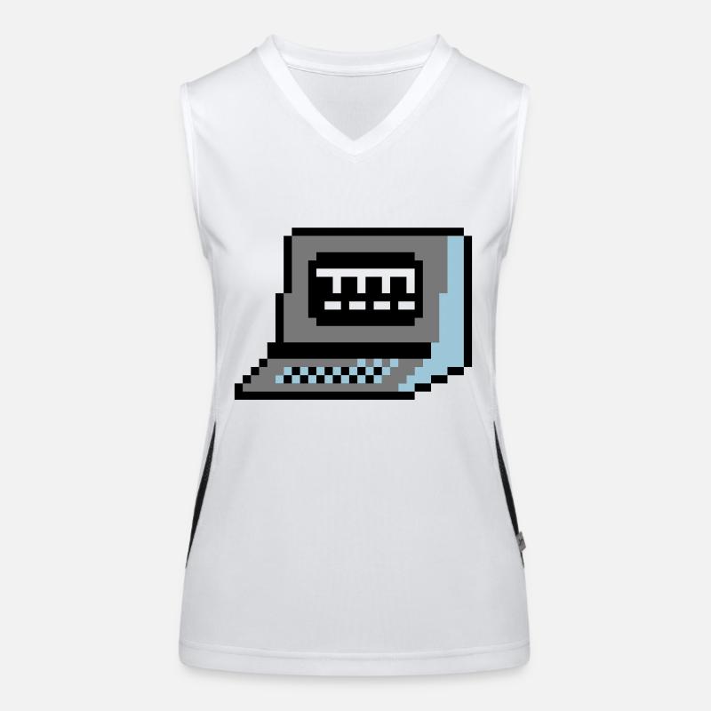 pixelComputer Funktionelles Kontrast-Tank Top für Frauen