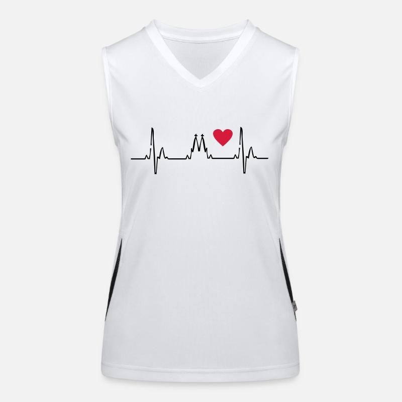 cologne Débardeur respirant contrasté Femme