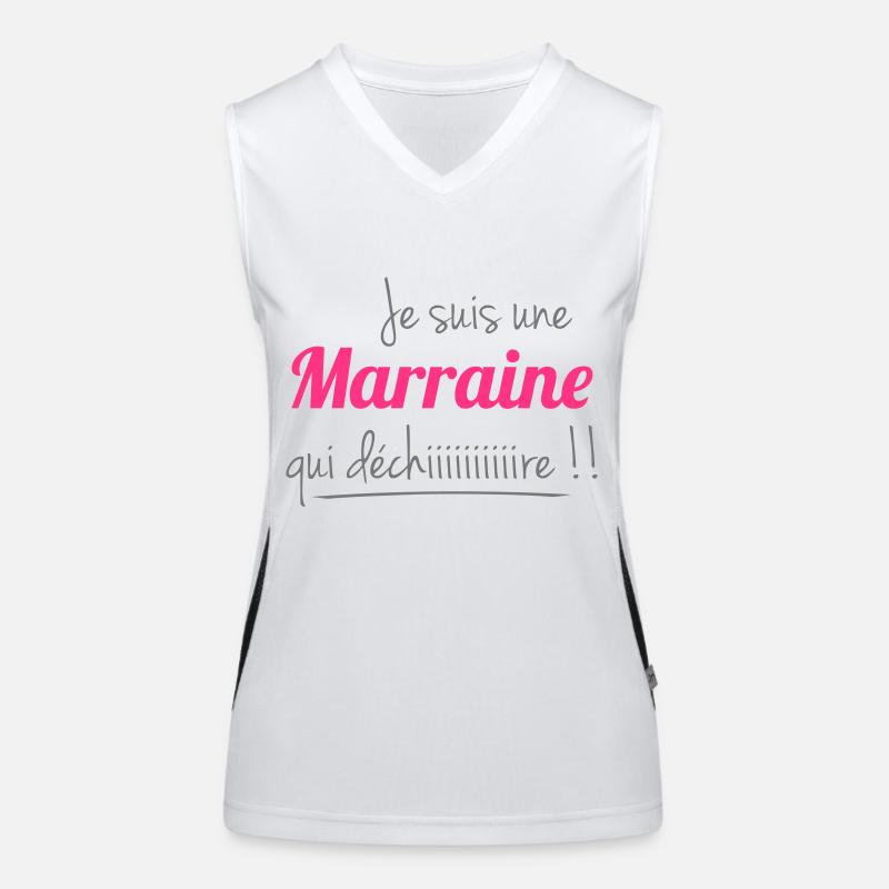 marraine qui déchiiire!! Débardeur respirant contrasté Femme