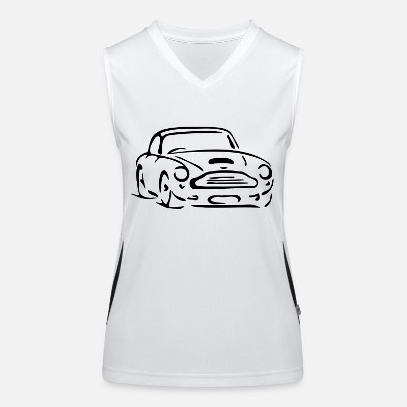 Aston Martin Oldtimer Funktionelles Kontrast-Tank Top für Frauen