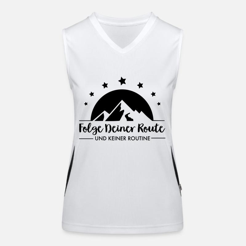 wandern Funktionelles Kontrast-Tank Top für Frauen