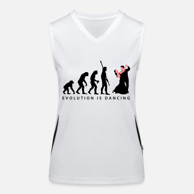 evolution_tanzpaar_b_2c Funktionelles Kontrast-Tank Top für Frauen