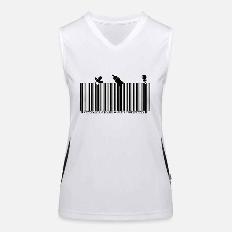 code barre bébé SCAN pour voir ce INSIDE Débardeur respirant contrasté Femme