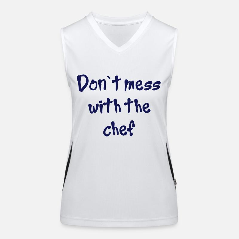 Chef Funktionelles Kontrast-Tank Top für Frauen