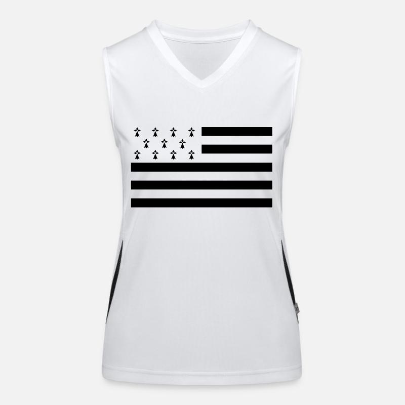 breizh Funktionelles Kontrast-Tank Top für Frauen