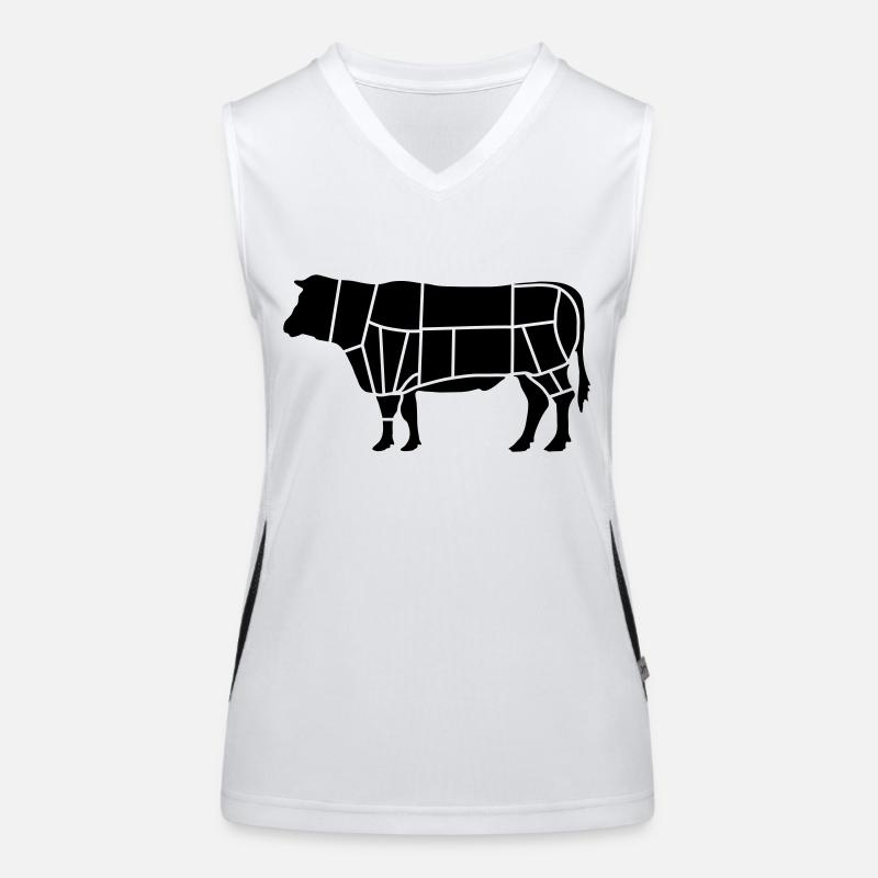 fleisch fleischer_b1 Funktionelles Kontrast-Tank Top für Frauen