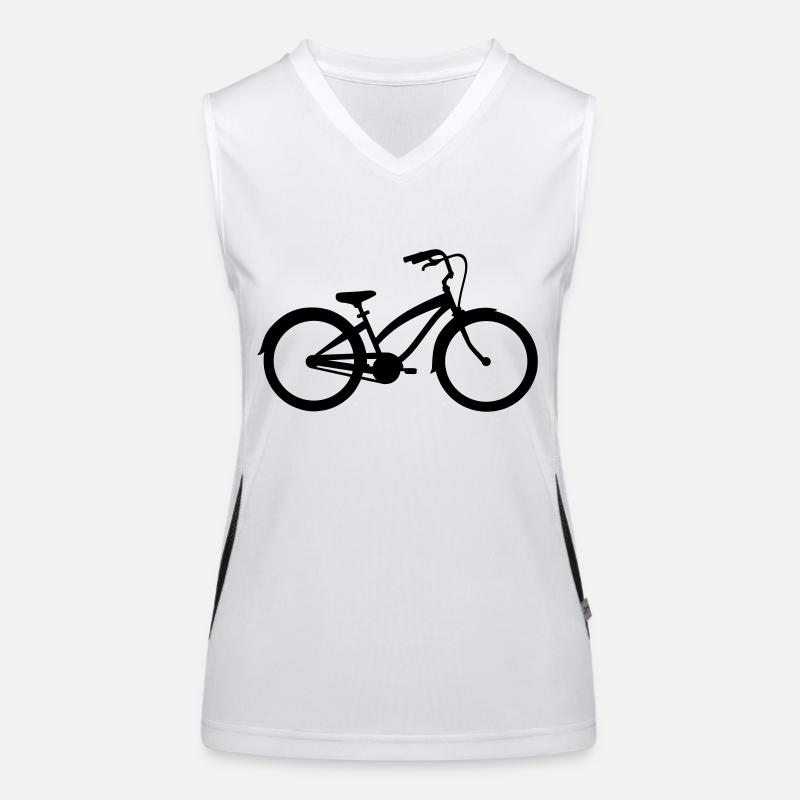 Fahrrad Funktionelles Kontrast-Tank Top für Frauen