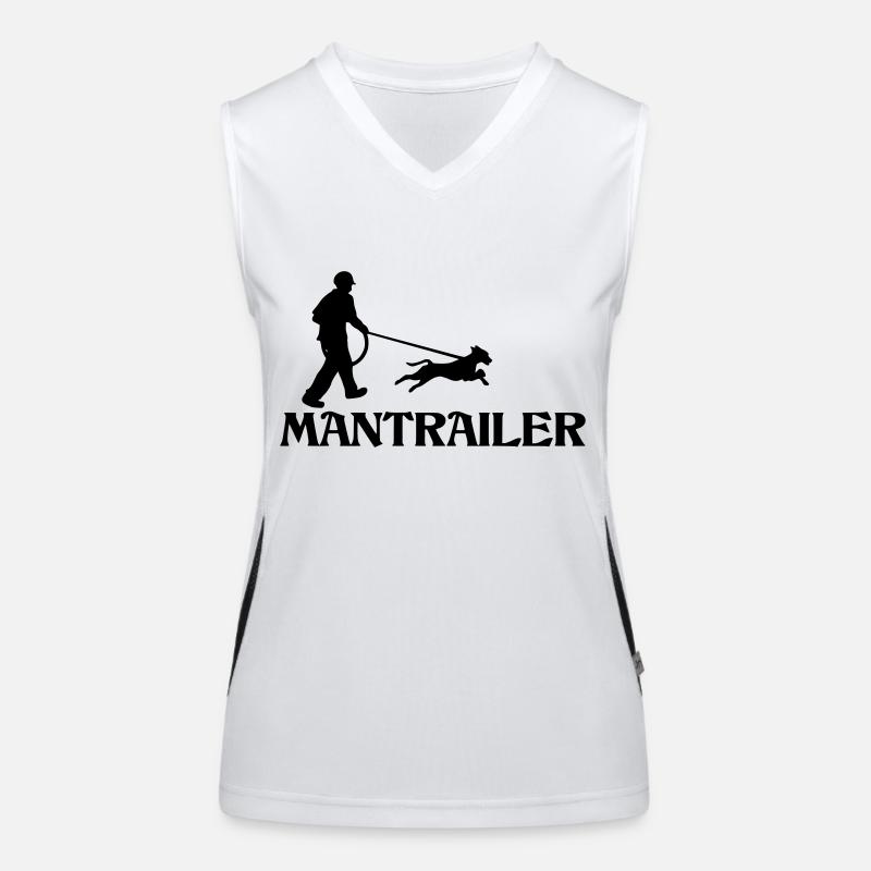 Chiens Mantrailer passe Mantrailing Débardeur respirant contrasté Femme