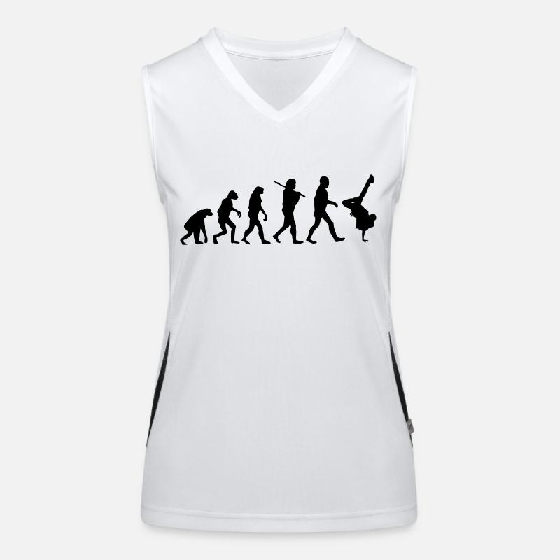 Evolution brakedance Funktionelles Kontrast-Tank Top für Frauen
