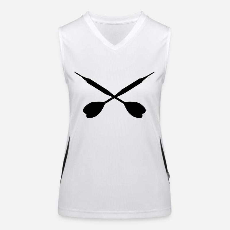 flechettes Débardeur respirant contrasté Femme