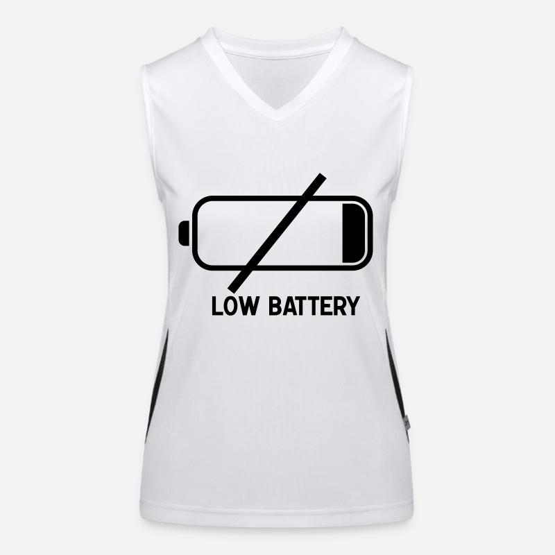 low_batteryf1 Women's Functional Contrast Tank Top