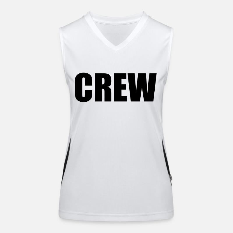 crew Débardeur respirant contrasté Femme