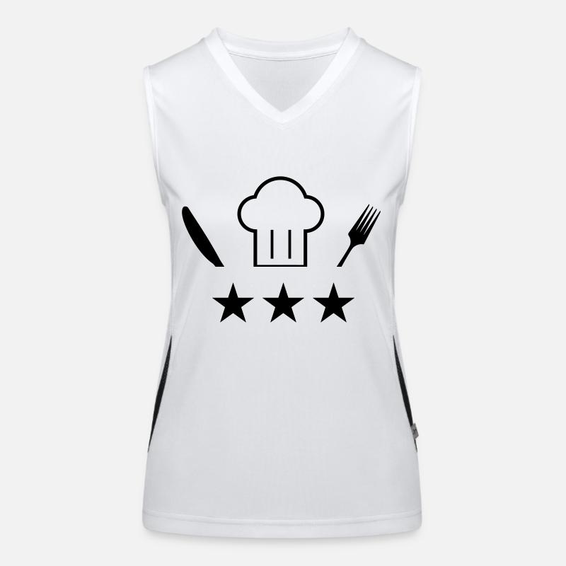 Cuisine Funktionelles Kontrast-Tank Top für Frauen
