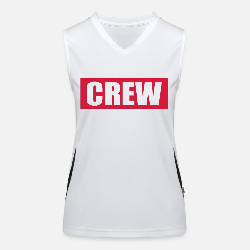 crew Débardeur respirant contrasté Femme