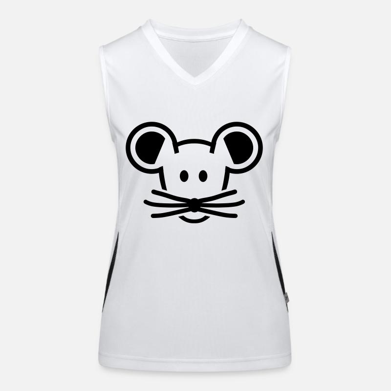 Maus Funktionelles Kontrast-Tank Top für Frauen