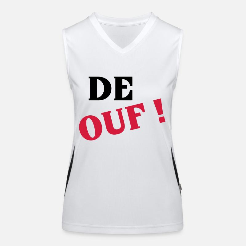 De ouf ! Débardeur respirant contrasté Femme