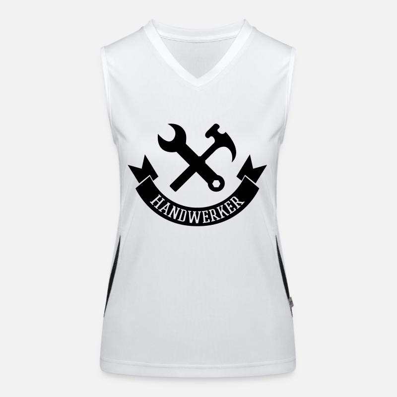 handwerker Funktionelles Kontrast-Tank Top für Frauen