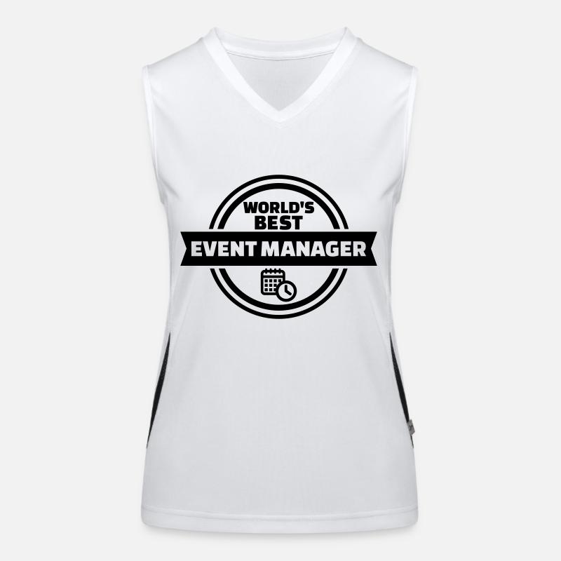 Event Manager Funktionelles Kontrast-Tank Top für Frauen