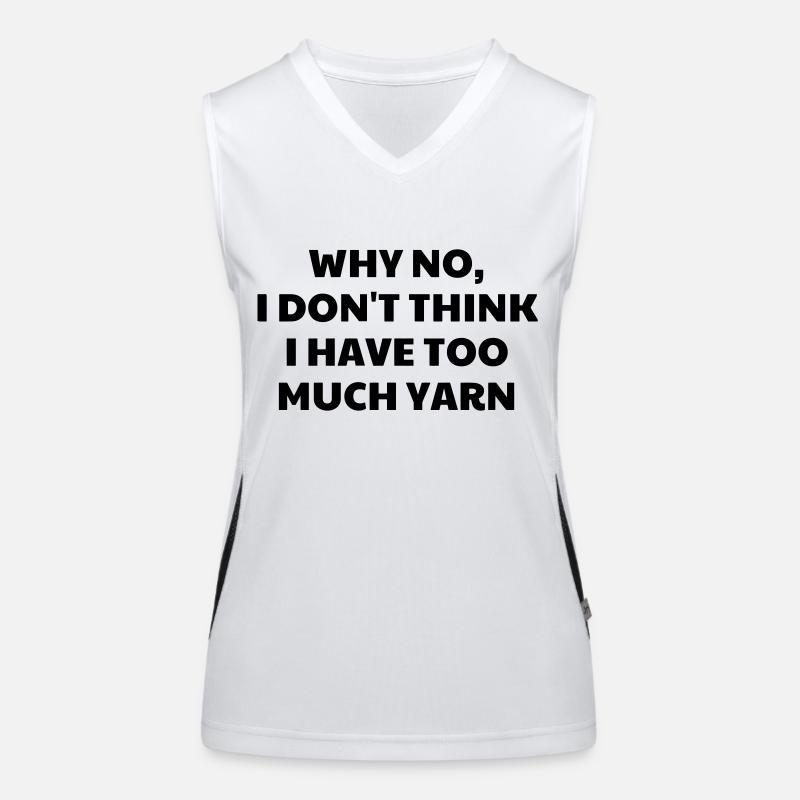 Stricken / stricker / Sticken / mode Funktionelles Kontrast-Tank Top für Frauen