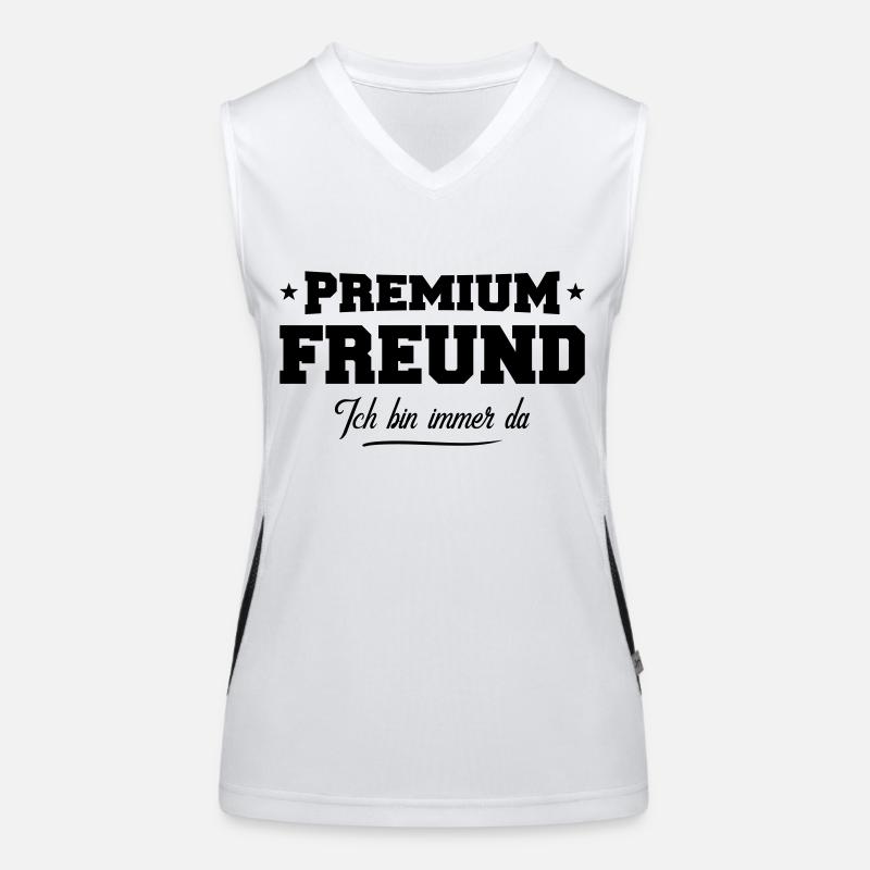freund premium Funktionelles Kontrast-Tank Top für Frauen