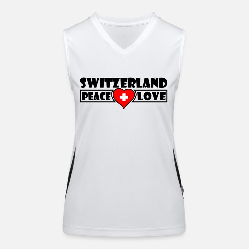 Switzerland Women's Functional Contrast Tank Top