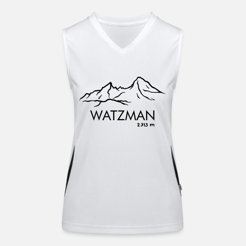 Watzmann Funktionelles Kontrast-Tank Top für Frauen