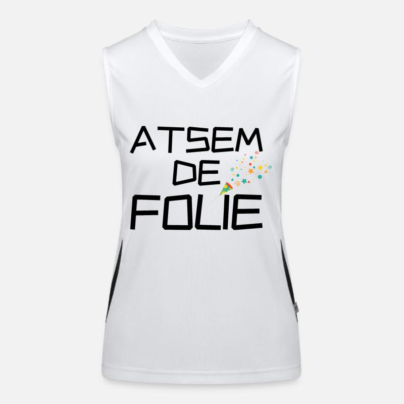 ATSEM de folie Débardeur respirant contrasté Femme