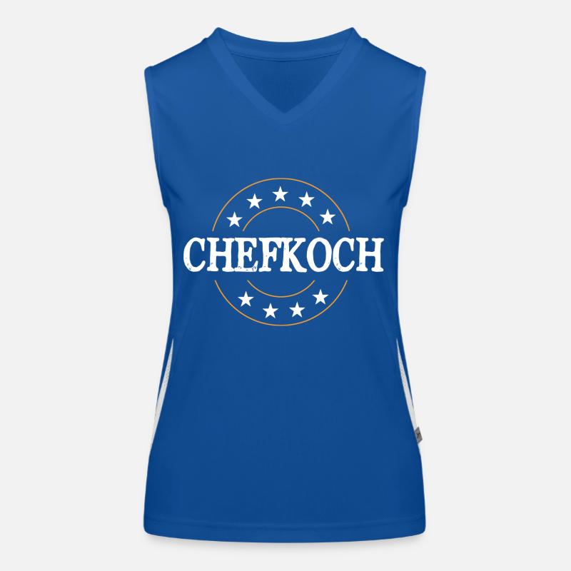 Chefkoch Kochen Funktionelles Kontrast-Tank Top für Frauen