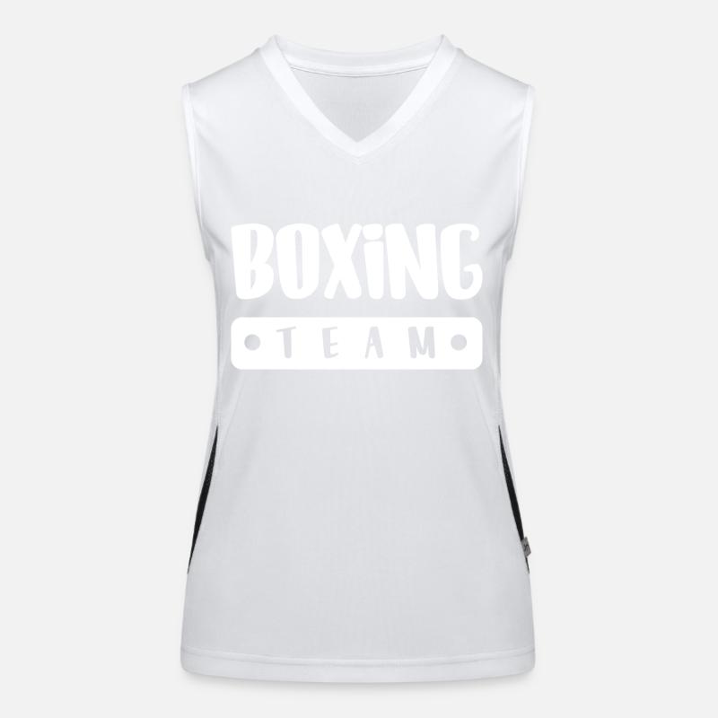 Équipe de boxe Débardeur respirant contrasté Femme