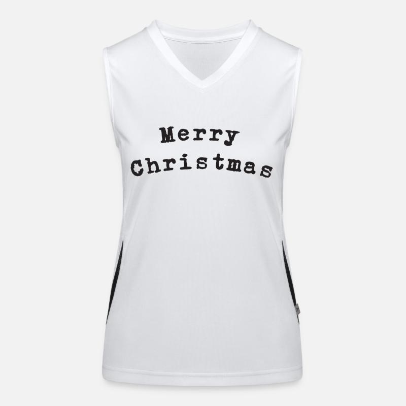 Joyeux Noël Débardeur respirant contrasté Femme