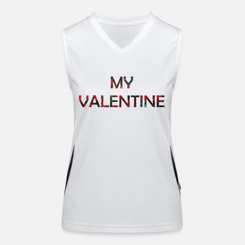 Saint-Valentin Débardeur respirant contrasté Femme