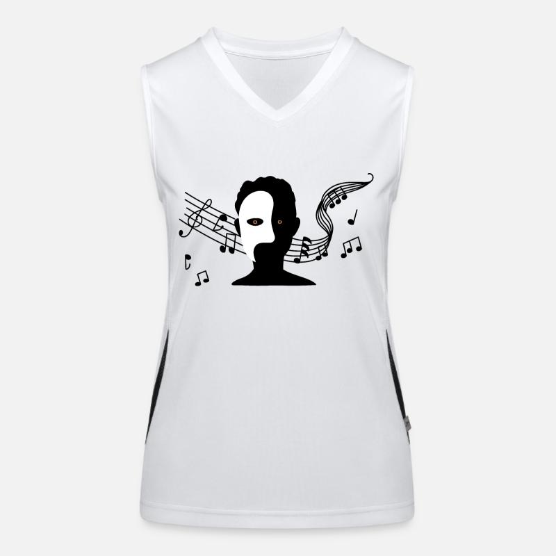 Das Phantom der Oper Funktionelles Kontrast-Tank Top für Frauen