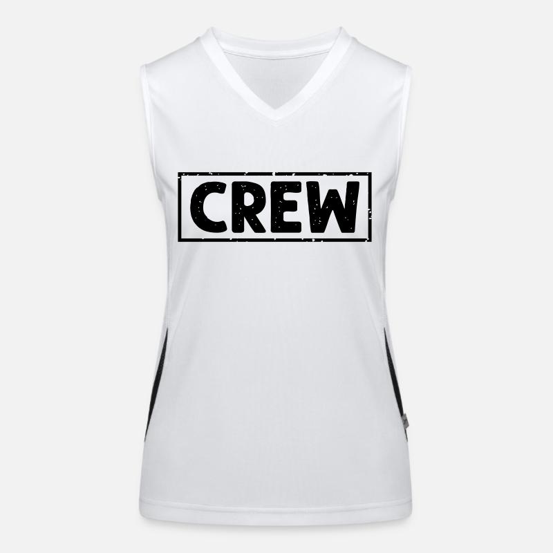Crew Funktionelles Kontrast-Tank Top für Frauen