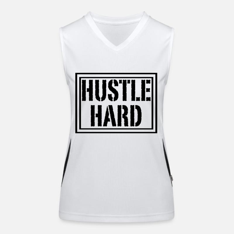 Hustle Hard Débardeur respirant contrasté Femme